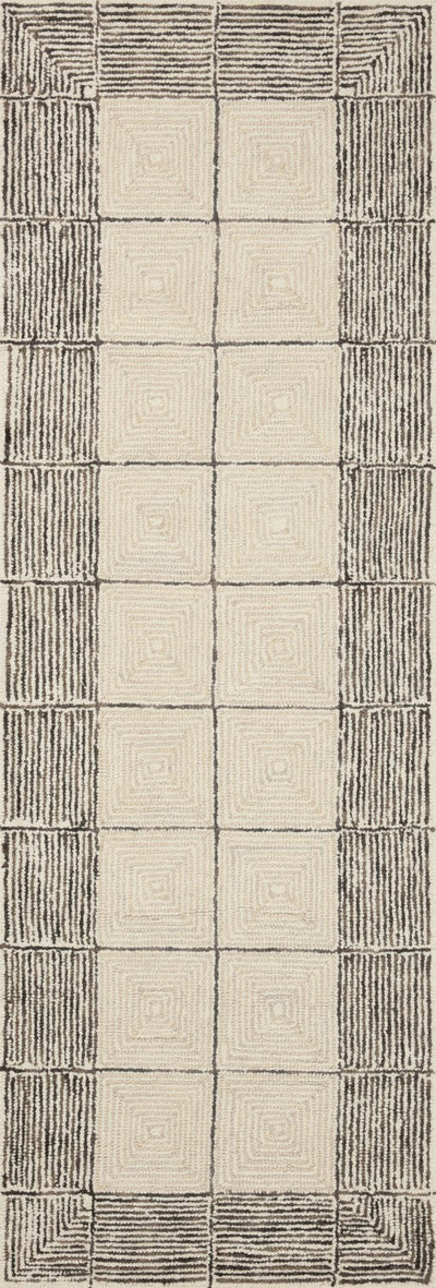 product image for Francis Hooked Cream/Black Rug 45