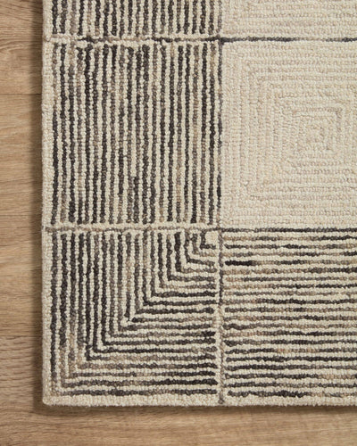 product image for Francis Hooked Cream/Black Rug 47