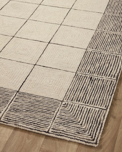 product image for Francis Hooked Cream/Black Rug 8
