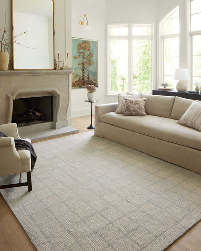 product image for Francis Hooked Silver/Sky Rug 52