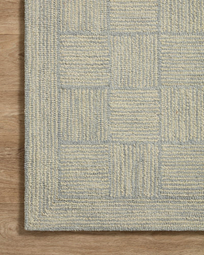 product image for Francis Hooked Silver/Sky Rug 40