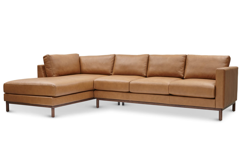 media image for Freehand Arm Left Sectional in Ginger 228