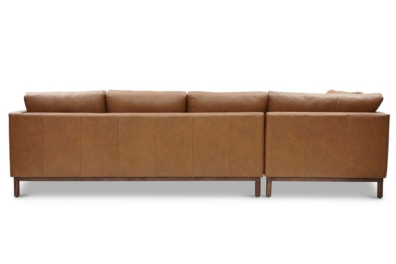 media image for Freehand Arm Left Sectional in Ginger 238