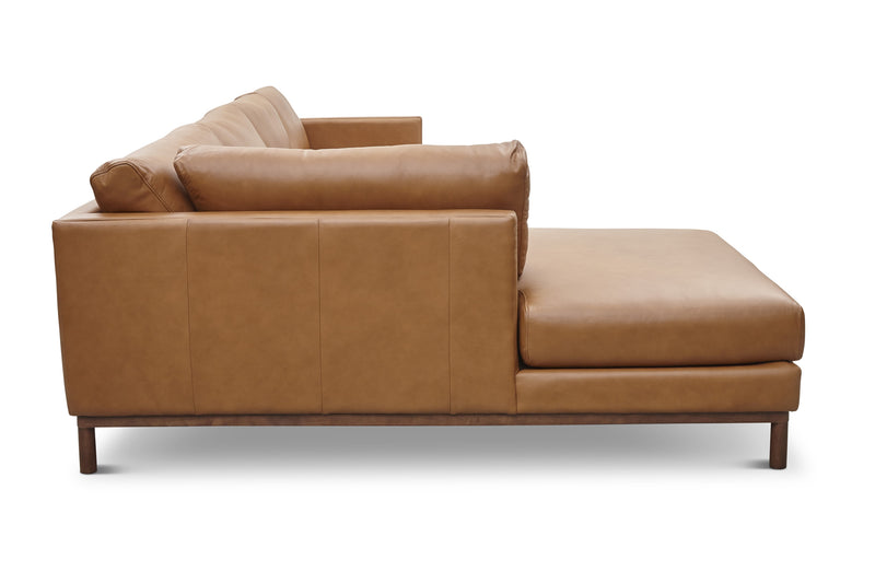 media image for Freehand Arm Left Sectional in Ginger 281
