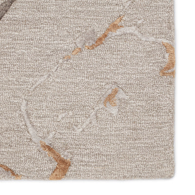 product image for Fragment Shattered Hand Tufted Light Gray & Gold Rug 4 76