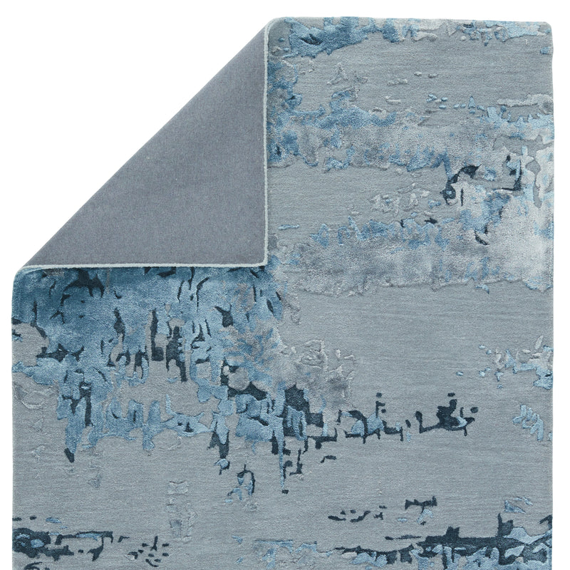 media image for Fragment Astris Hand Tufted Blue & Light Gray Rug 3 21