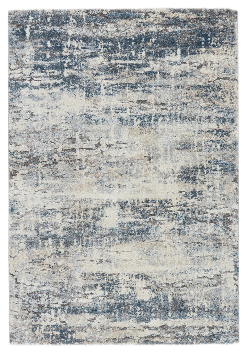 media image for Benton Abstract Rug in Blue & Gray 257