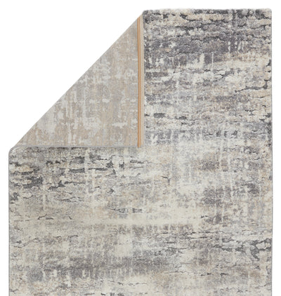 product image for Benton Abstract Rug in Gray & Ivory 45