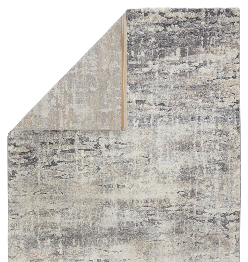 media image for Benton Abstract Rug in Gray & Ivory 258