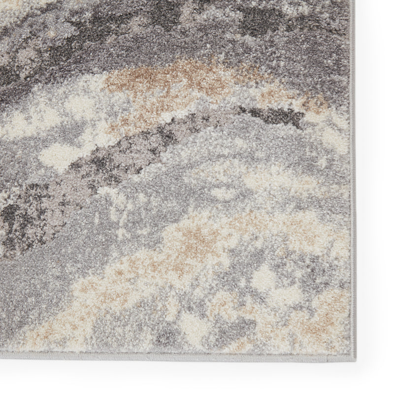 media image for Gatlin Abstract Rug in Gray & Cream 28