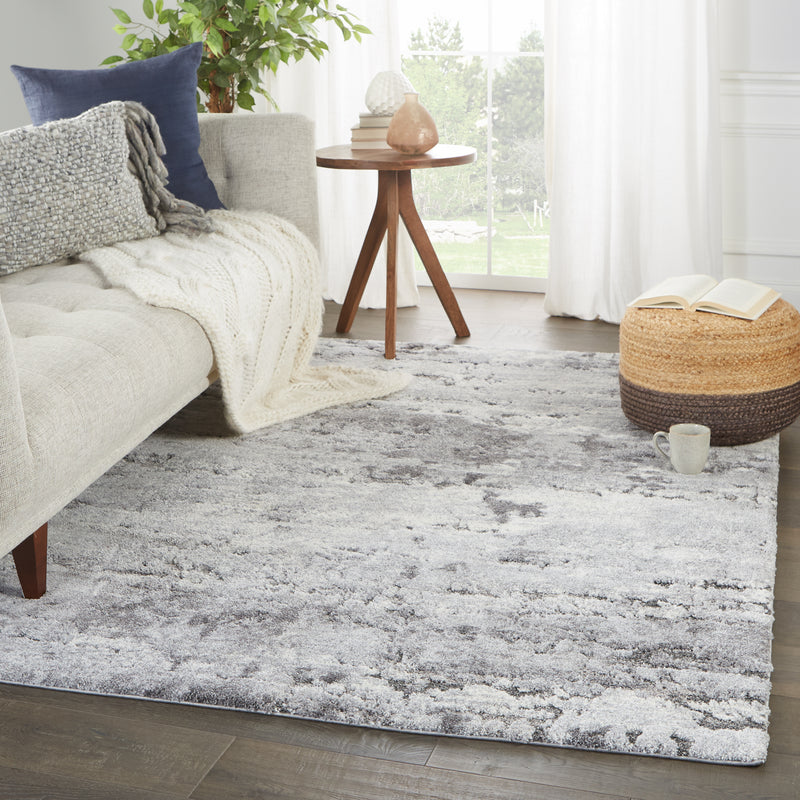 media image for Coen Abstract Rug in Gray & Ivory 26