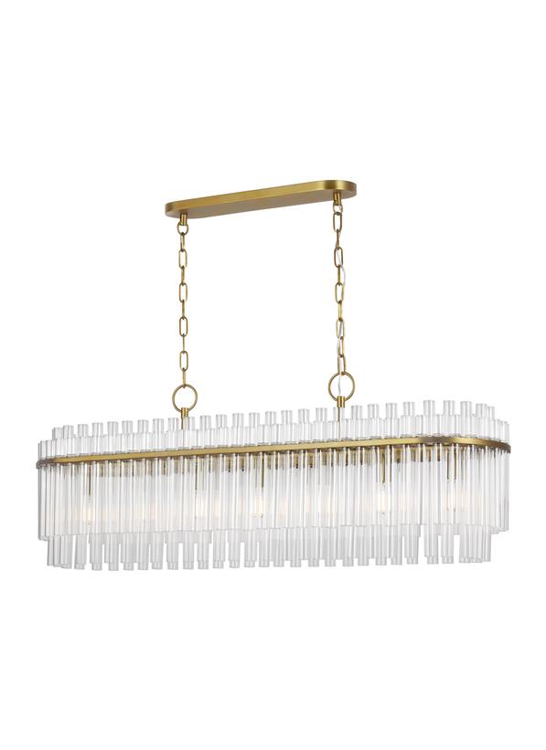 media image for beckett linear chandelier by cm by chapman myers 7 254