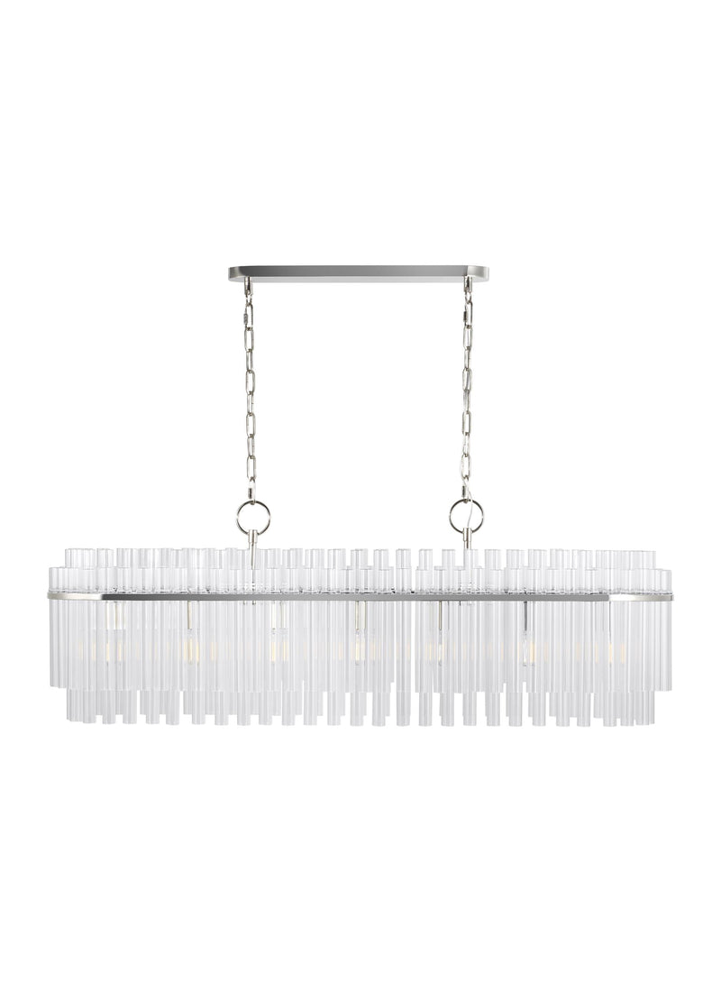 media image for beckett linear chandelier by cm by chapman myers 2 227