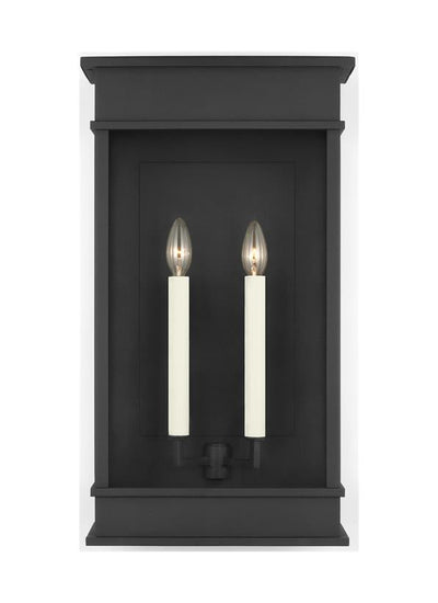 product image for cupertino 2 light wall lantern by chapman myers co1482txb 1 4