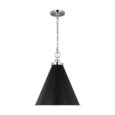 product image for medium cone pendant by chapman myers cp1271mbkbbs 2 34