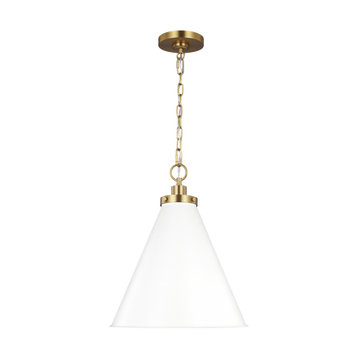 product image for medium cone pendant by chapman myers cp1271mbkbbs 3 19