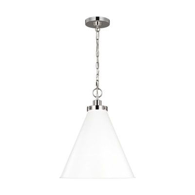 product image for medium cone pendant by chapman myers cp1271mbkbbs 4 28