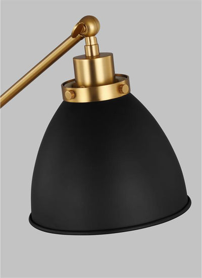 product image for wellfleet dome desk lamp by chapman myers ct1101mwtbbs1 15 4