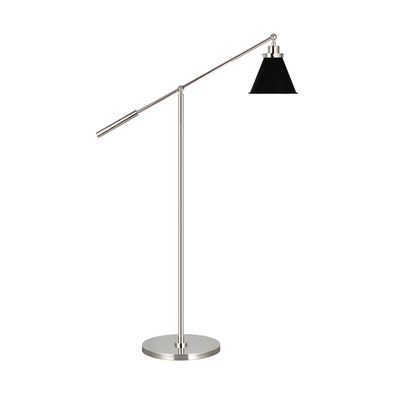 media image for cone floor lamp by chapman myers ct1121mbkbbs1 2 229