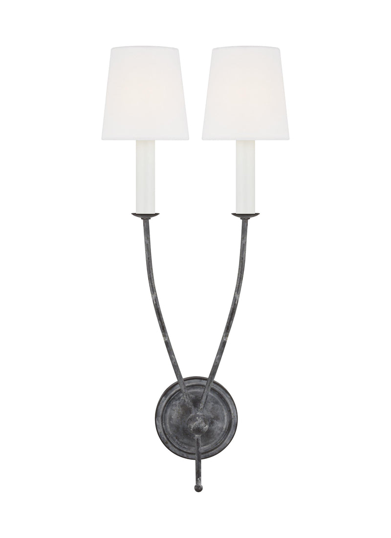 media image for richmond double sconce by cm by chapman myers 1 228