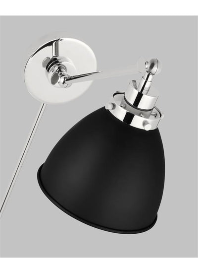 product image for wellfleet single arm dome task sconce by chapman myers cw1131mwtbbs 17 2