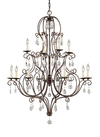 product image of Chateau Collection 12 - Light Multi-Tier Chandelier by Feiss 530