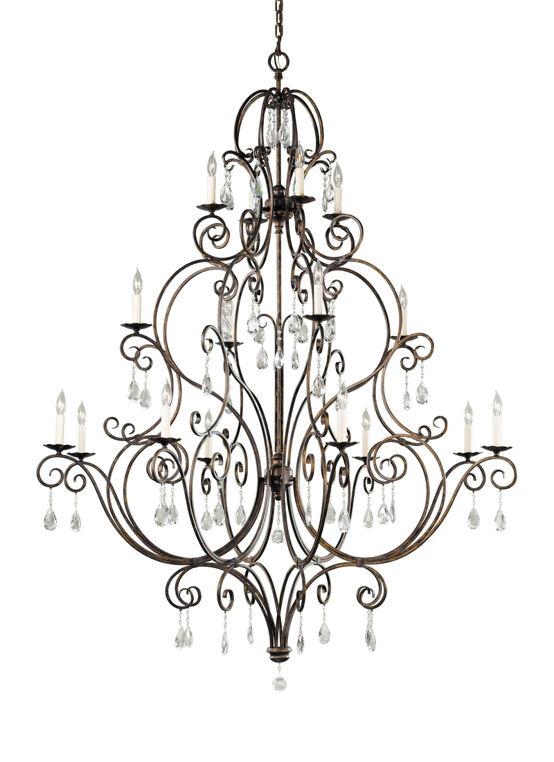 media image for Chateau Collection 16 - Light Multi-Tier Chandelier by Feiss 246