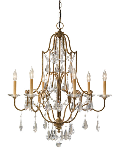 product image of Valentina Collection 6 - Light Single Tier Chandelier by Feiss 586