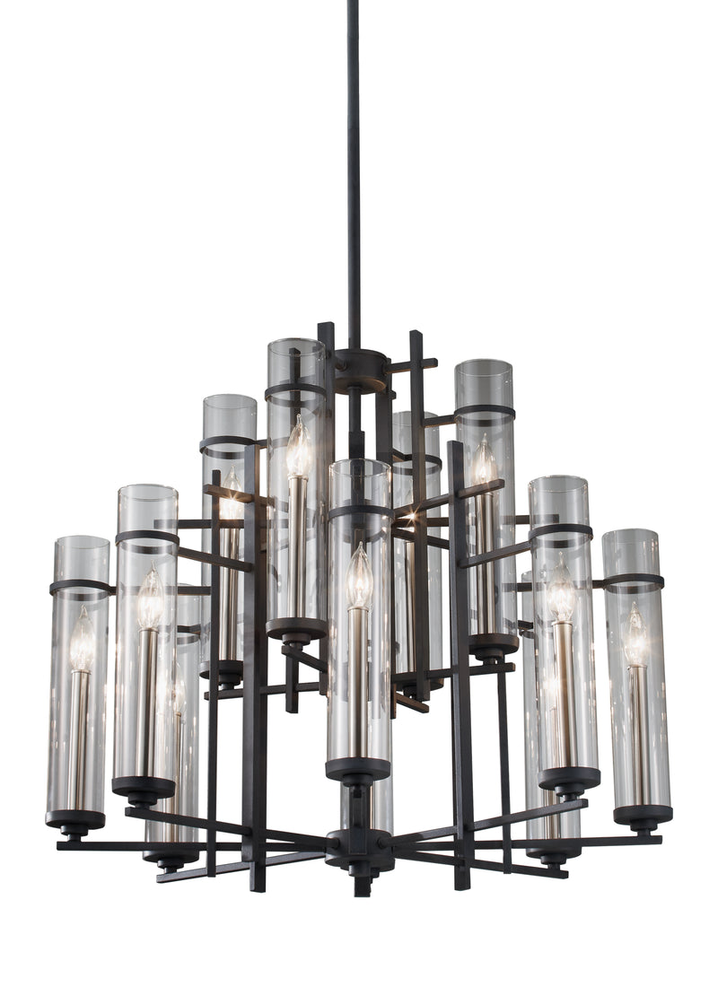 media image for Ethan Collection 12 - Light Multi-Tier Chandelier by Feiss 253
