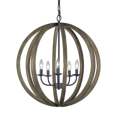 product image for Allier Collection 5 - Light Large Pendant by Feiss 99