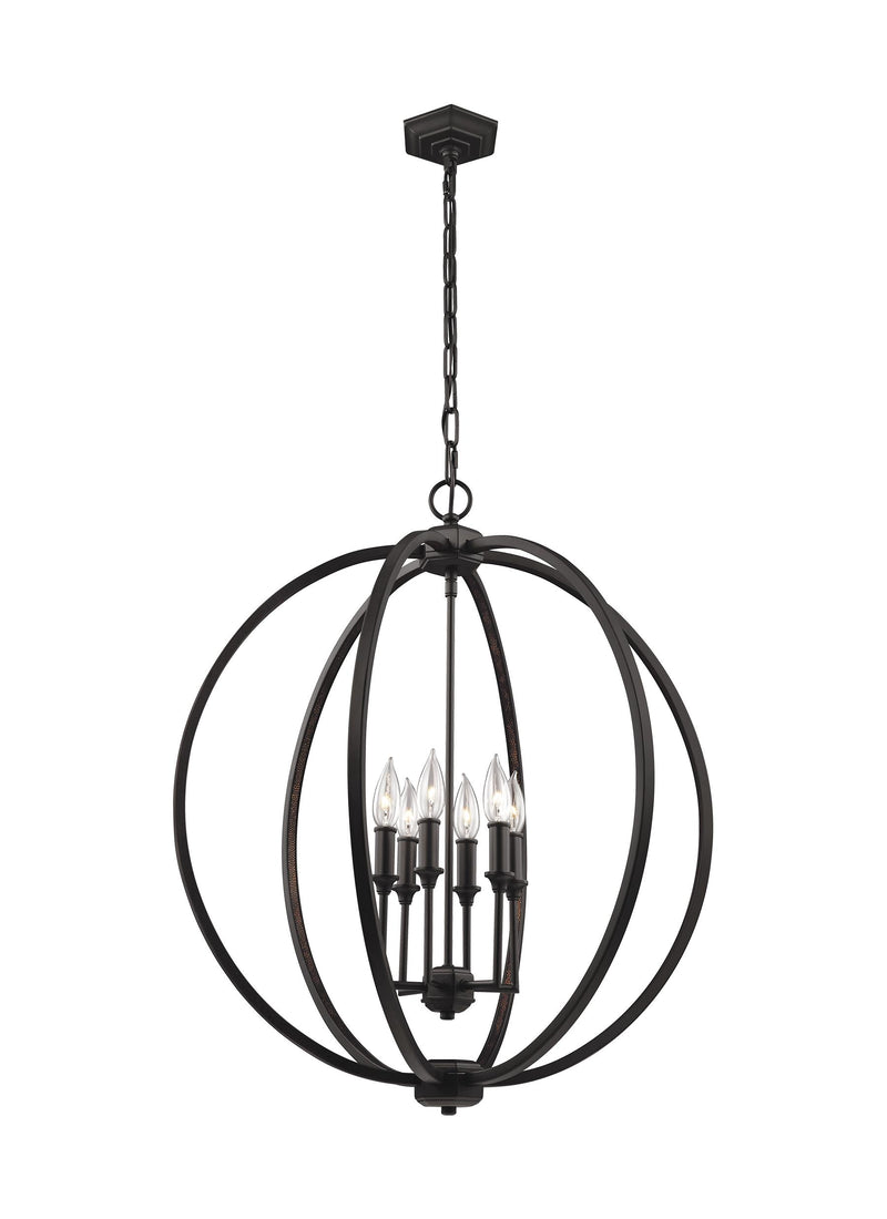 media image for Corinne Collection 6 - Light Globe Pendant by Feiss 23