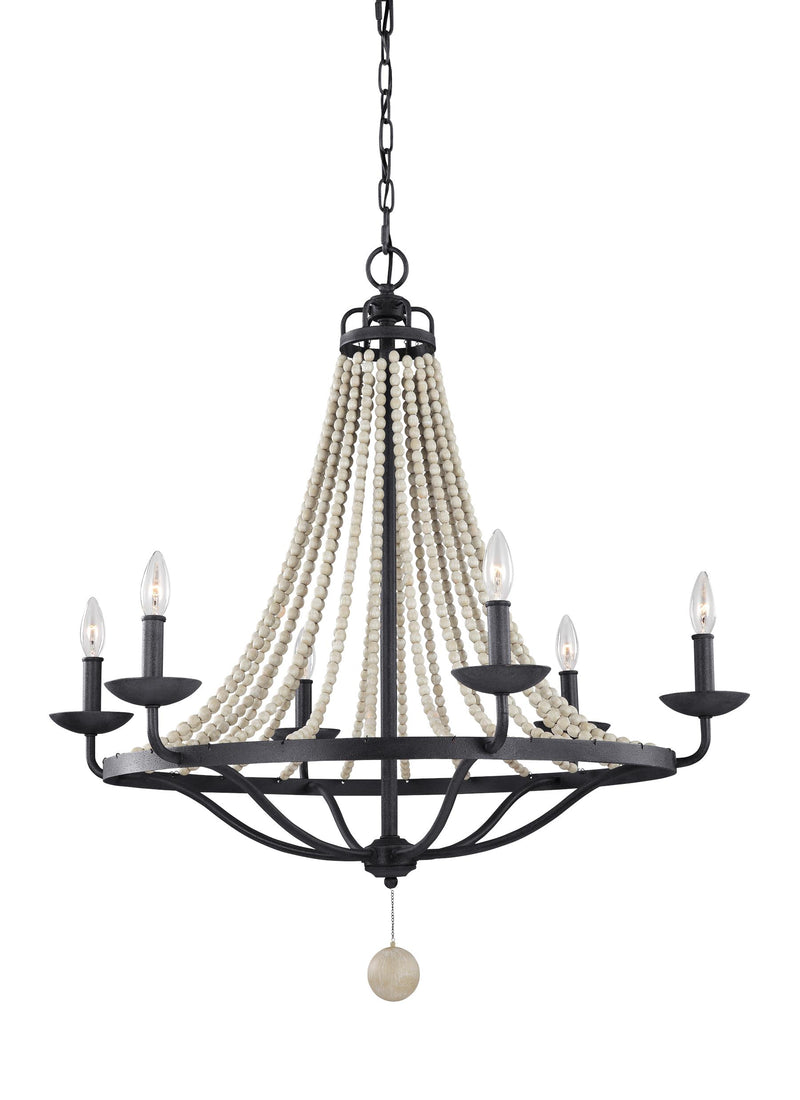 media image for Nori Collection 6 - Light Chandelier by Feiss 224