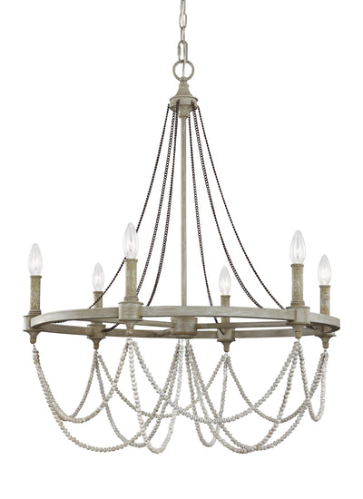 product image of Beverly Collection 6 - Light Chandelier by Feiss 588