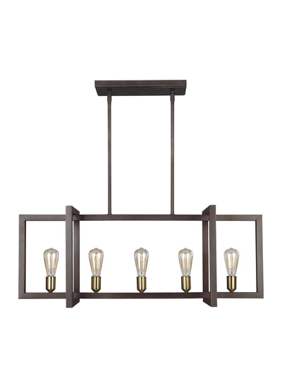 product image for Finnegan Collection 5 - Light Island Chandelier by Feiss 41