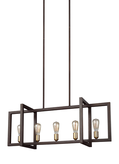 product image for Finnegan Collection 5 - Light Island Chandelier by  Feiss 37