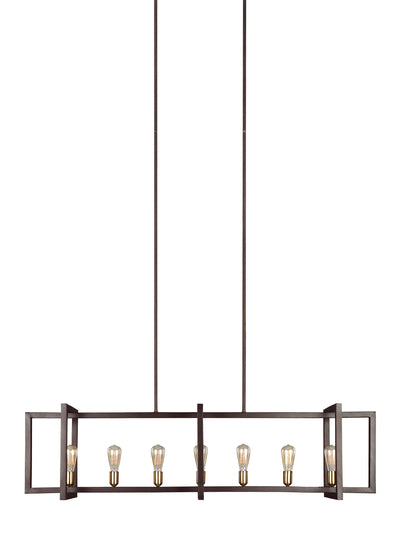 product image for Finnegan Collection 7 - Light Island Chandelier by  Feiss 42
