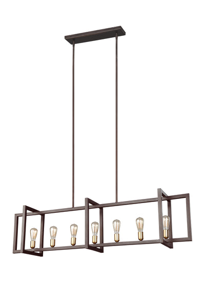 product image for Finnegan Collection 7 - Light Island Chandelier by  Feiss 71