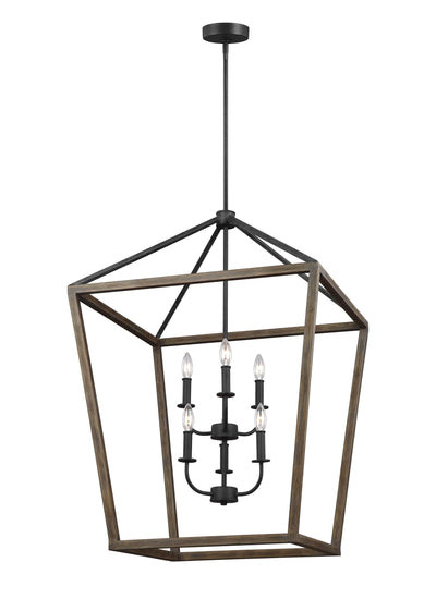 product image for Gannet Collection 6 - Light Chandelier by Feiss 5