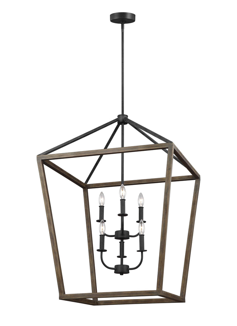 media image for Gannet Collection 6 - Light Chandelier by Feiss 214