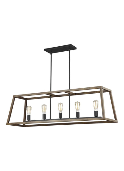 product image of Gannet Collection 5 - Light Island Chandelier by Feiss 514