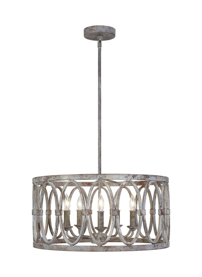 product image for Patrice Collection 5 - Light Chandelier by Feiss 34