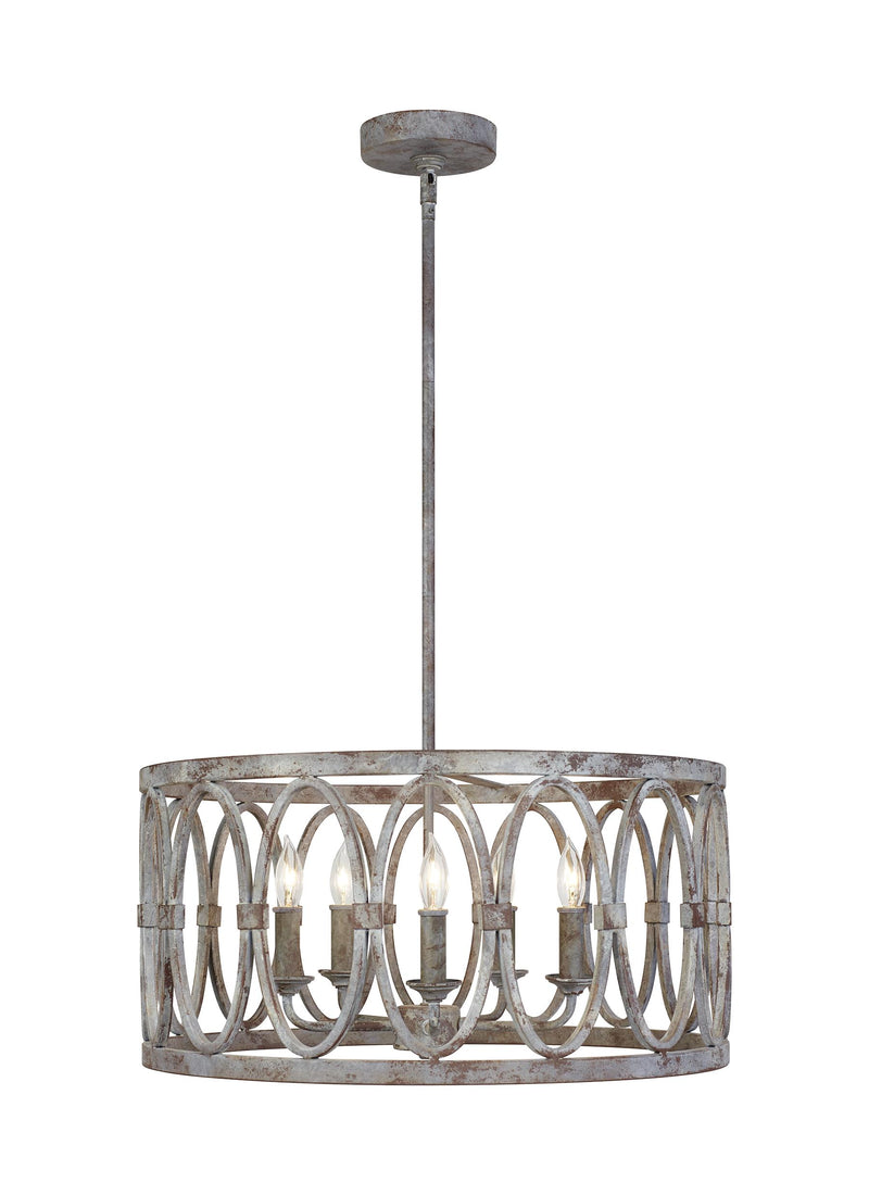media image for Patrice Collection 5 - Light Chandelier by Feiss 288