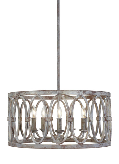 product image for Patrice Collection 5 - Light Chandelier by Feiss 31
