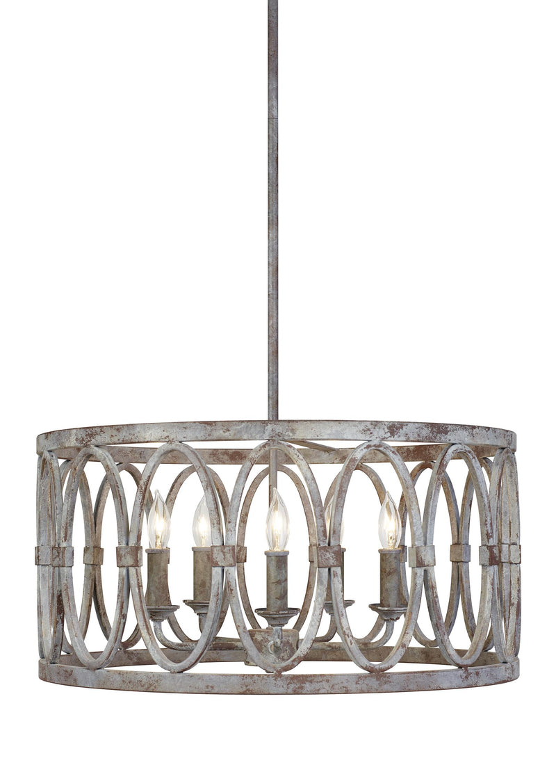 media image for Patrice Collection 5 - Light Chandelier by Feiss 263