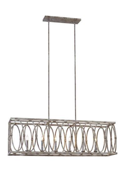 product image for Patrice Collection 6 - Light Linear Chandelier by Feiss 14