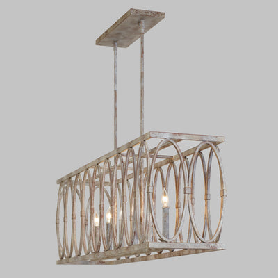 product image for Patrice Collection 6 - Light Linear Chandelier by  Feiss 2