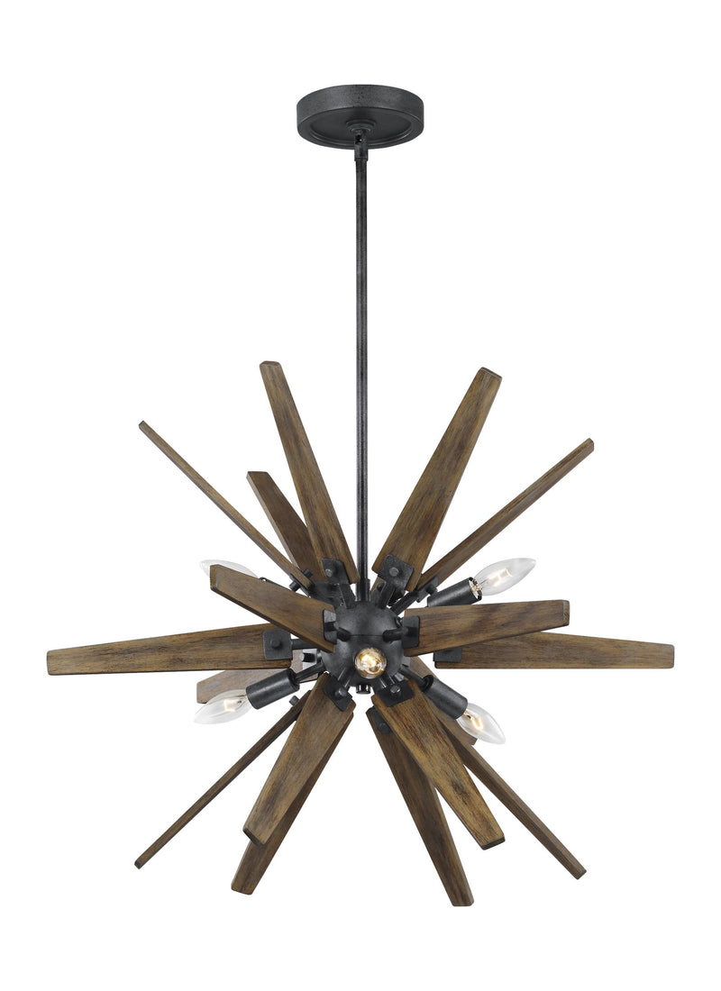 media image for Thorne Collection 6 - Light Chandelier by Feiss 261