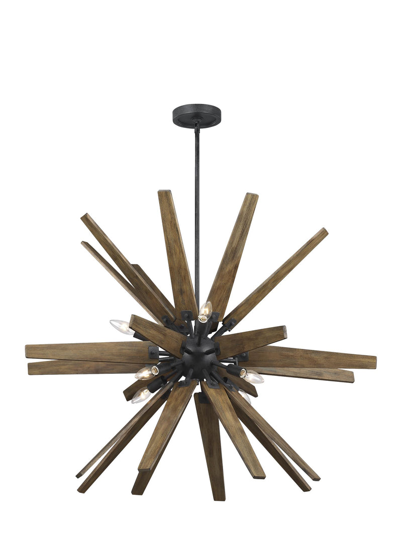 media image for Thorne Collection 8-Light Chandelier by Feiss 252