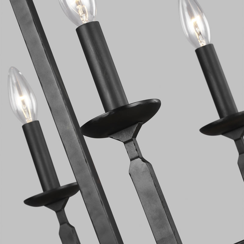 media image for Ansley Collection 8 - Light Linear Chandelier by  Feiss 21