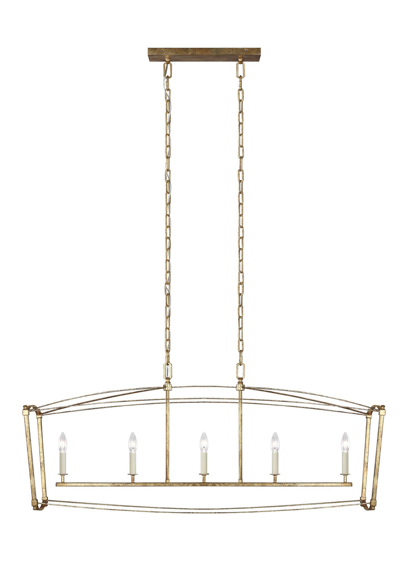 media image for Thayer Collection 5 - Light Linear Chandelier by Feiss 261